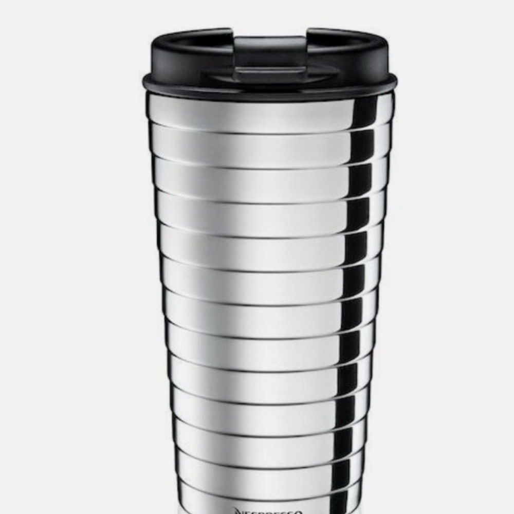 Nespresso Touch Travel Mug Silver BRAND NEW